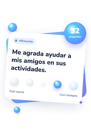 Test escala de prosocialidad: del desacuerdo al acuerdo Test escala de prosocialidad: escala de acuerdo