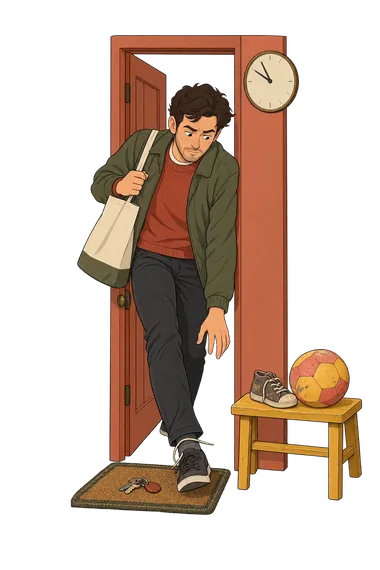 Dyspraxia Test for Adults: doorway bump, dropped keys