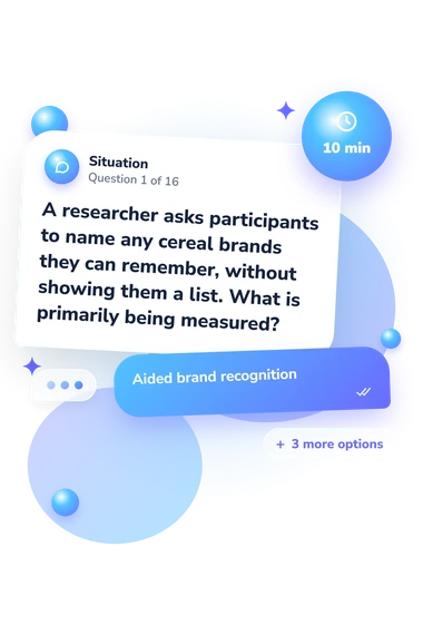 Advert Quiz: situation and reply bubbles
