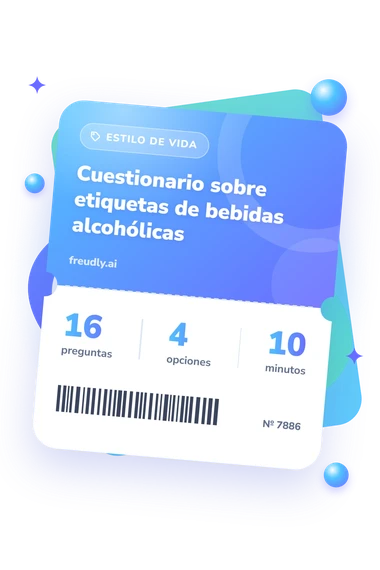Test cuestionario sobre etiquetas: preguntas, opciones y minutos Test cuestionario sobre etiquetas: billete del test