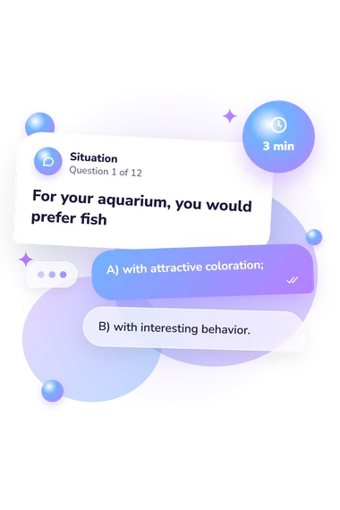Alternative Method Test: situation and reply bubbles