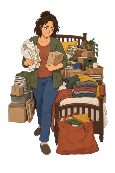 Am I a Hoarder Test: keep or toss? Am I a Hoarder Test: buried guest bed