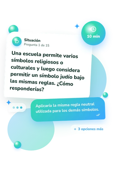 Test cuestionario: ¿Soy antisemita?: qué harías tú Test cuestionario: ¿Soy antisemita?: situación y respuestas