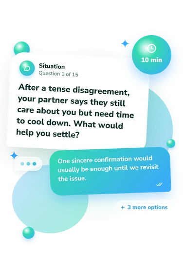 Am I Asking: what would you do Am I Asking: situation and reply bubbles
