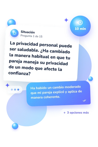 Test cuestionario: ¿Mi pareja me: situación y respuestas