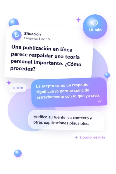 Test cuestionario: ¿Tengo delirios?: situación y respuestas
