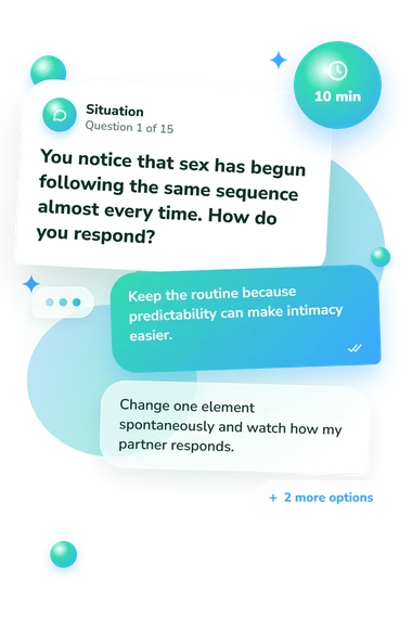 Am I Good: what would you do Am I Good: situation and reply bubbles