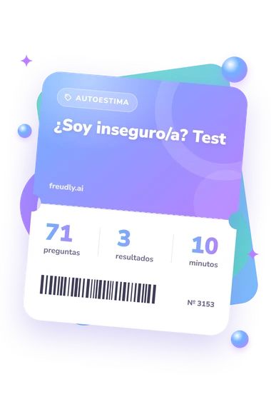 ¿Soy inseguro/a? Test: preguntas, resultados y minutos ¿Soy inseguro/a? Test: billete del test