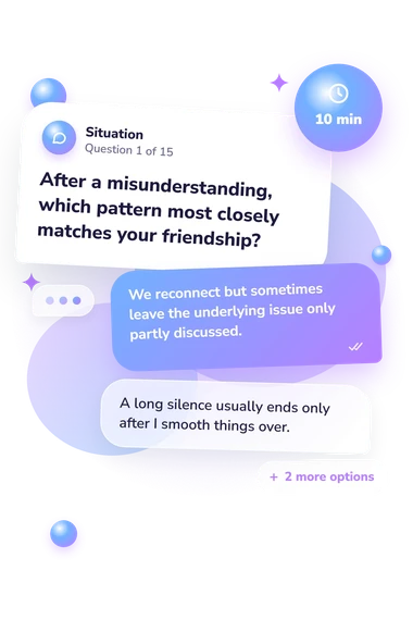 Am I Losing My: situation and reply bubbles