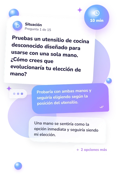 Test cuestionario: ¿Uso ambas manos: qué harías tú Test cuestionario: ¿Uso ambas manos: situación y respuestas