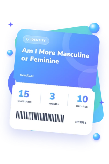 Am I More Masculine: test ticket with numbers