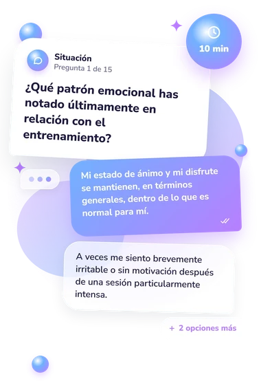 Test cuestionario: ¿Estoy sobreentrenando?: situación y respuestas