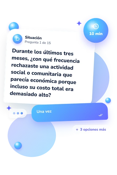 Test cuestionario: ¿Soy pobre?: situación y respuestas