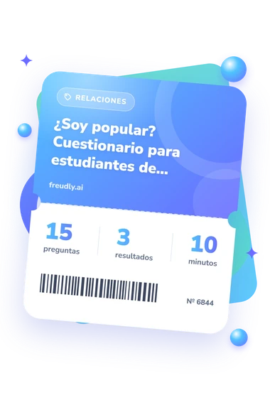 Test ¿Soy popular? Cuestionario: preguntas, resultados y minutos Test ¿Soy popular? Cuestionario: billete del test