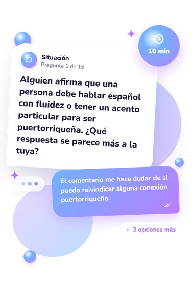 Test cuestionario: ¿Soy puertorriqueño/a?: qué harías tú Test cuestionario: ¿Soy puertorriqueño/a?: situación y respuestas