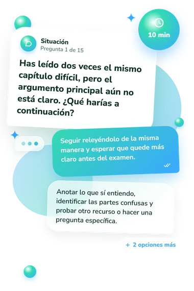 Test cuestionario: ¿Estoy listo: qué harías tú Test cuestionario: ¿Estoy listo: situación y respuestas