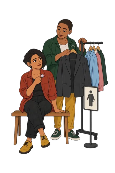 ¿Soy trans?: adulto elige ropa