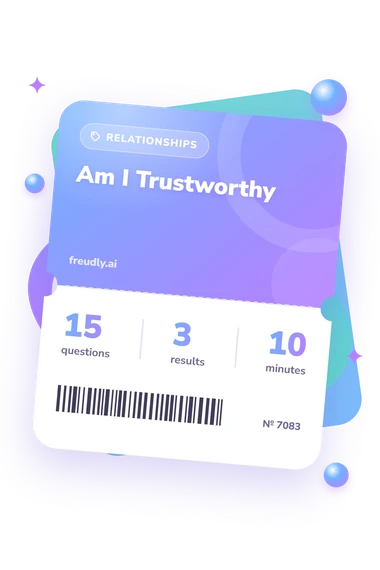 Am I Trustworthy Quiz: test ticket with numbers