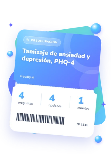 Test tamizaje de ansiedad: preguntas, opciones y minutos Test tamizaje de ansiedad: billete del test