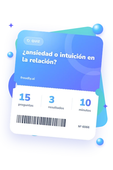 Test cuestionario: ¿ansiedad o intuición: billete del test