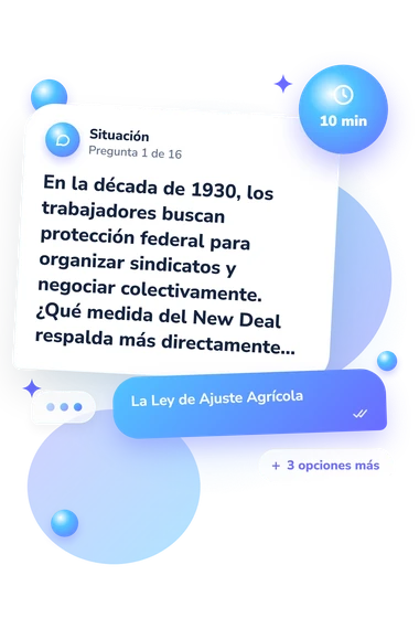 Test cuestionario de APUSH: situación y respuestas
