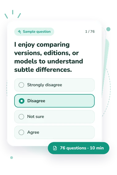 Are you a nerd?: sample question card