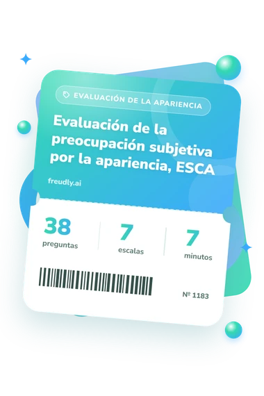 Test evaluación: preguntas, escalas y minutos Test evaluación de la preocupación: billete del test
