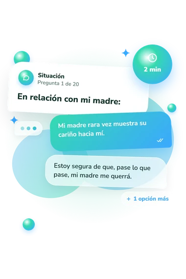 Test evaluación del apego: situación y respuestas