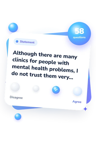 Do I Need Therapy: from disagree to agree Do I Need Therapy Quiz: agreement scale card