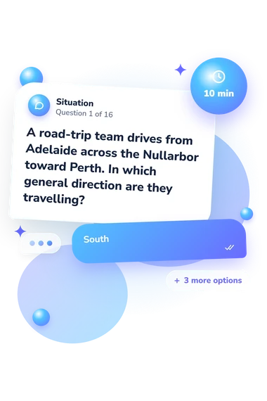 Australian Pub Quiz: situation and reply bubbles