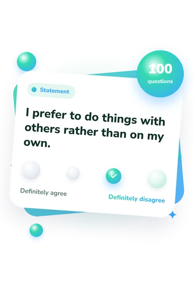 Adult Autism Test: from disagree to agree Adult Autism Test: agreement scale card