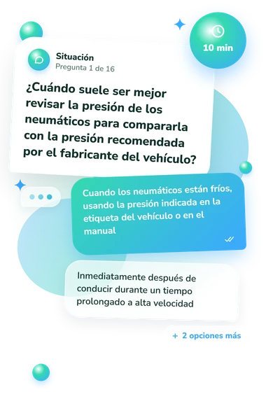 Test de conocimientos sobre automóviles: situación y respuestas