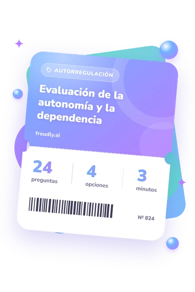 Test evaluación: preguntas, opciones y minutos Test evaluación de la autonomía: billete del test
