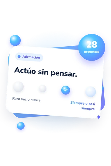 Test escala breve: del desacuerdo al acuerdo Test escala breve de impulsividad: escala de acuerdo
