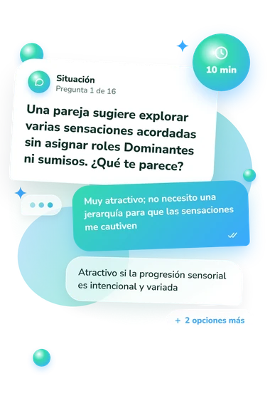 Test cuestionario de arquetipos BDSM: qué harías tú Test cuestionario de arquetipos BDSM: situación y respuestas