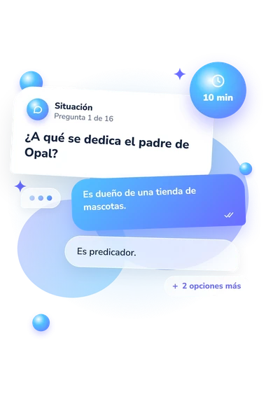 Test cuestionario sobre Because: qué harías tú Test cuestionario sobre Because: situación y respuestas