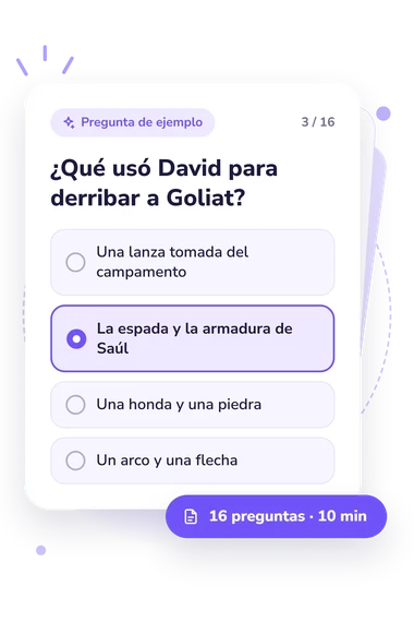 Test aplicación de preguntas: pregunta y respuestas Test aplicación de preguntas: tarjeta con pregunta