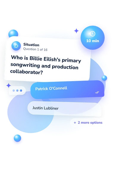 Billie Eilish Quiz: what would you do Billie Eilish Quiz: situation and reply bubbles