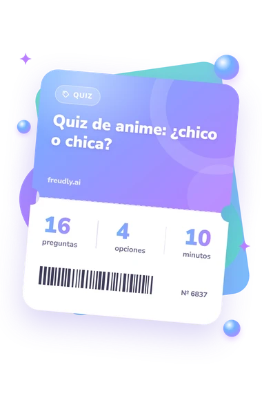 Quiz de anime: ¿chico: preguntas, opciones y minutos Quiz de anime: ¿chico: billete del test