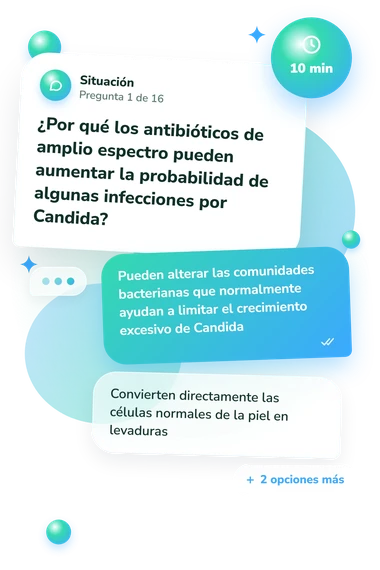 Test cuestionario sobre Candida: situación y respuestas