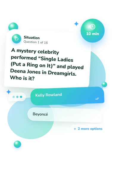 Causative Quiz: what would you do Causative Quiz: situation and reply bubbles