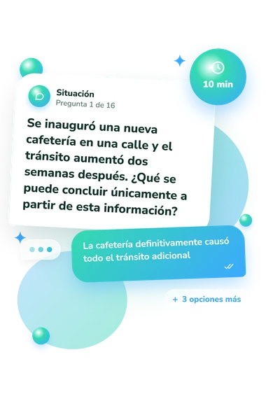 Test cuestionario sobre causa: situación y respuestas