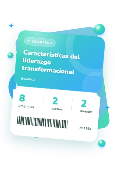 Test características del liderazgo: preguntas, escalas y minutos Test características del liderazgo transformacional: billete del test