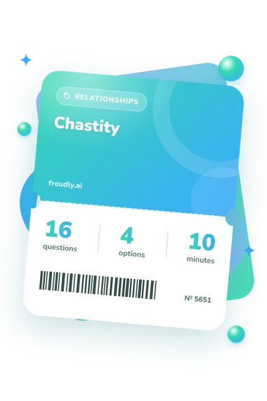 Chastity Quiz: test ticket with numbers