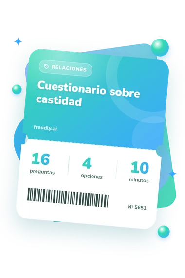Test cuestionario sobre castidad: preguntas, opciones y minutos Test cuestionario sobre castidad: billete del test