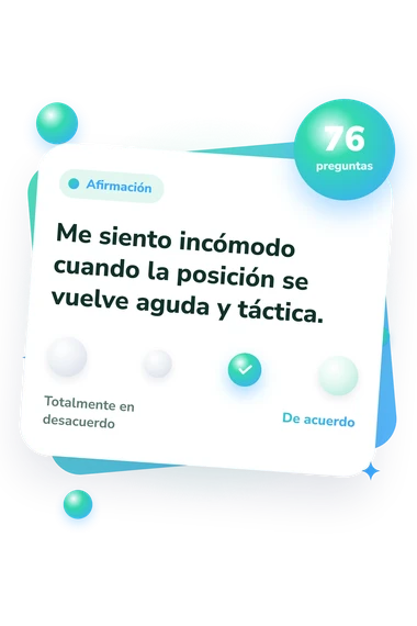 Test de personalidad de ajedrez: escala de acuerdo