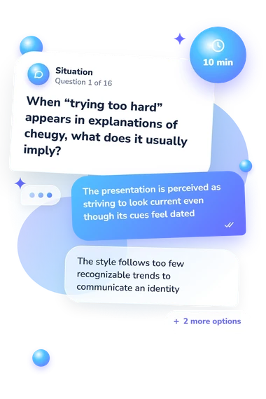 Cheugy Quiz: what would you do Cheugy Quiz: situation and reply bubbles
