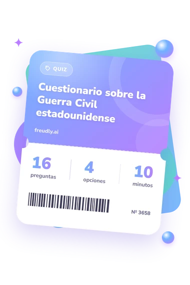 Test cuestionario sobre la Guerra: billete del test