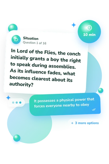 Classic Literature Quiz: what would you do Classic Literature Quiz: situation and reply bubbles
