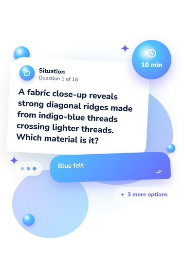 Close Up Picture Quiz: situation and reply bubbles